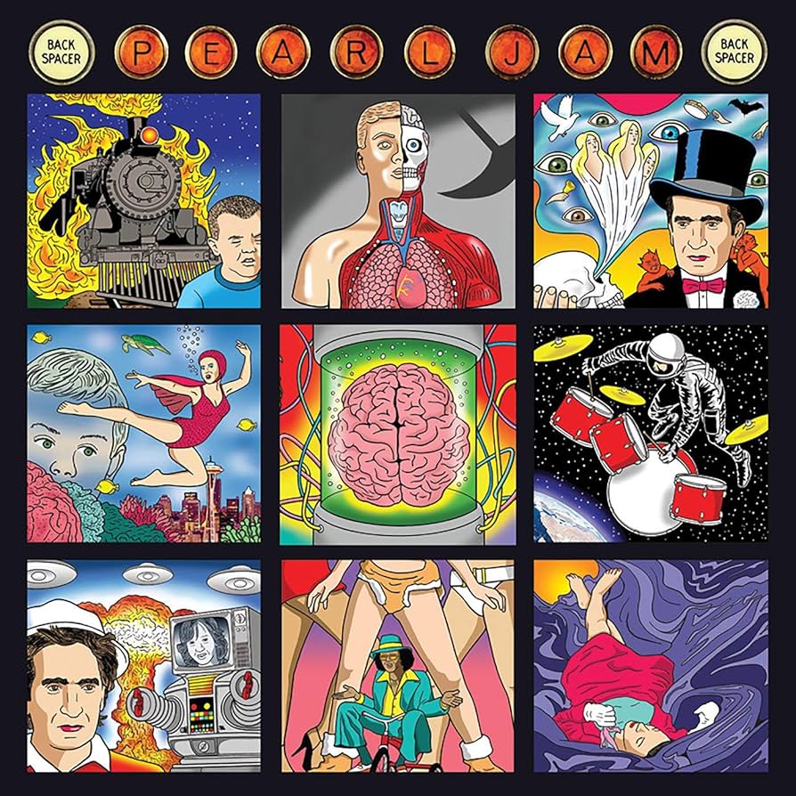 Album cover for Backspacer by Pearl Jam
