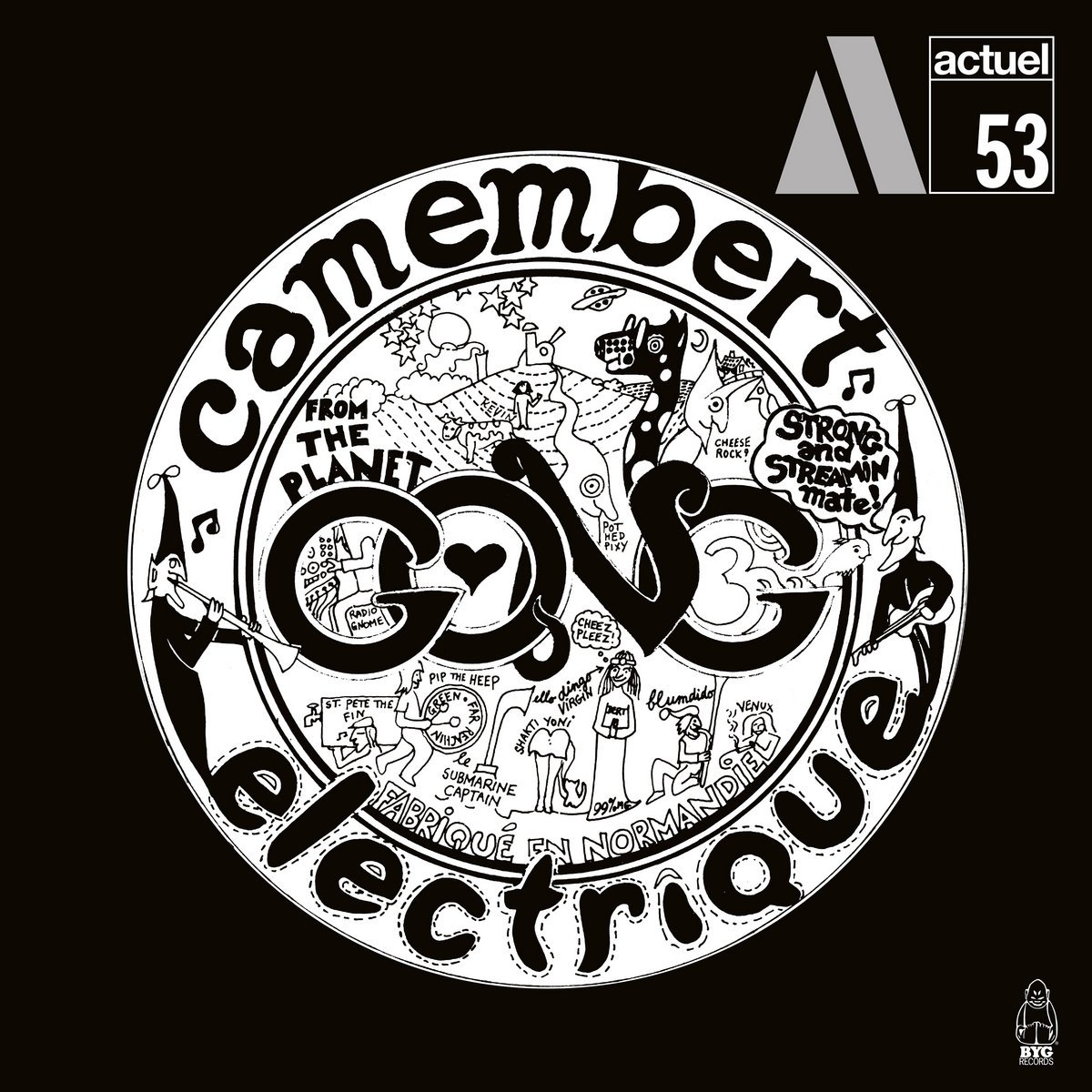 Album cover for Camembert Electrique by Gong