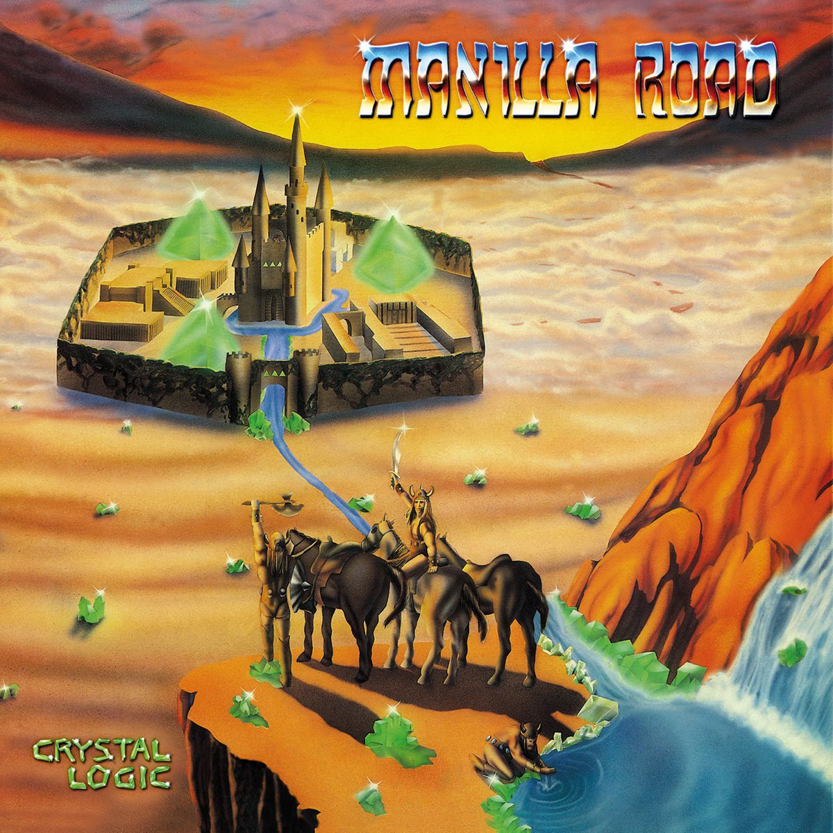 Album cover for Crystal Logic by Manilla Road
