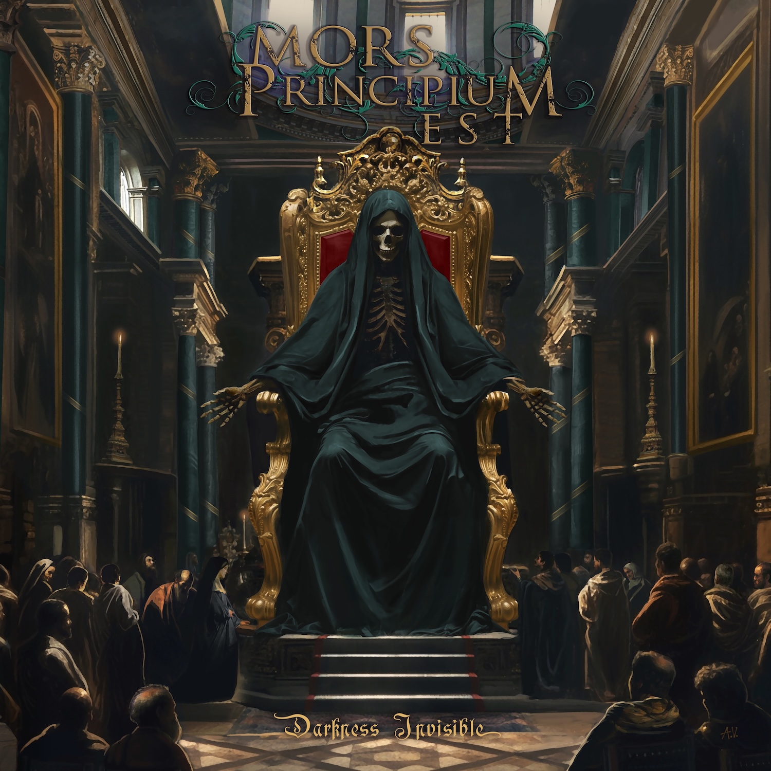 Album cover for Darkness Invisible by Mors Principium Est