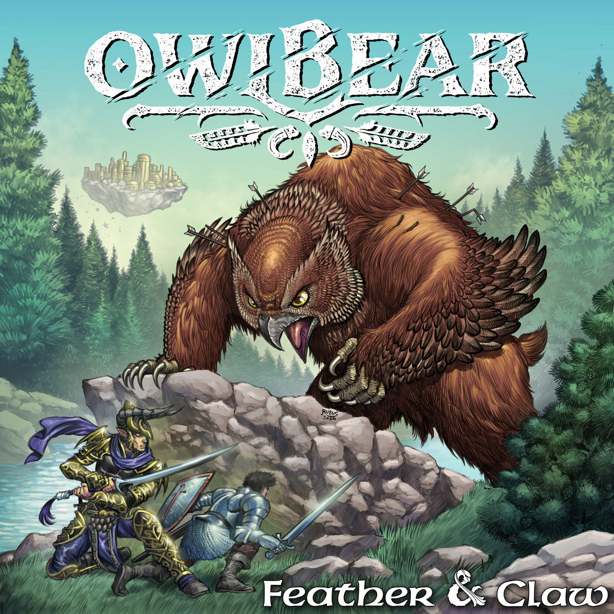 Album cover for Feather & Claw by Owlbear