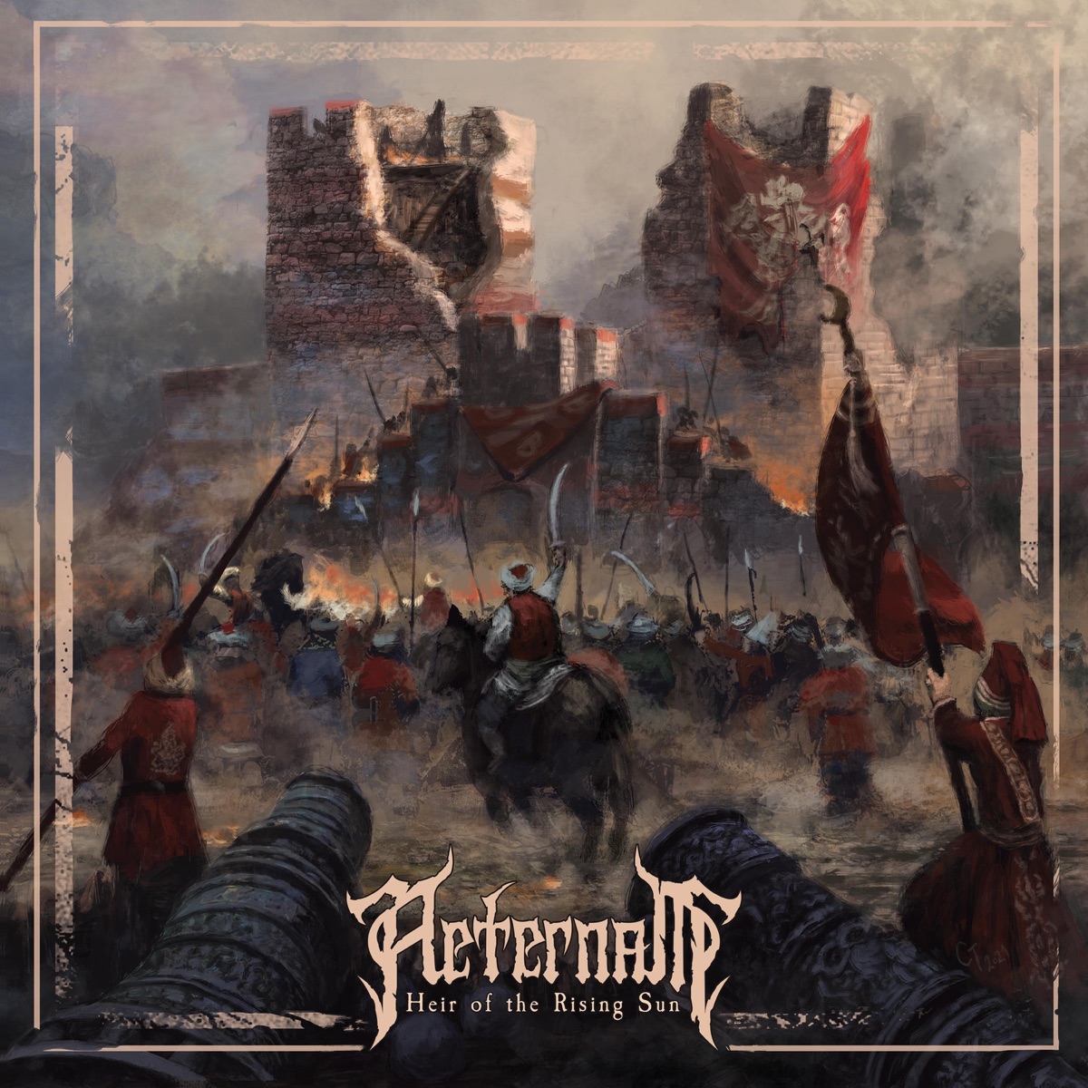 Album cover for Heir of the Rising Sun by Aeternam