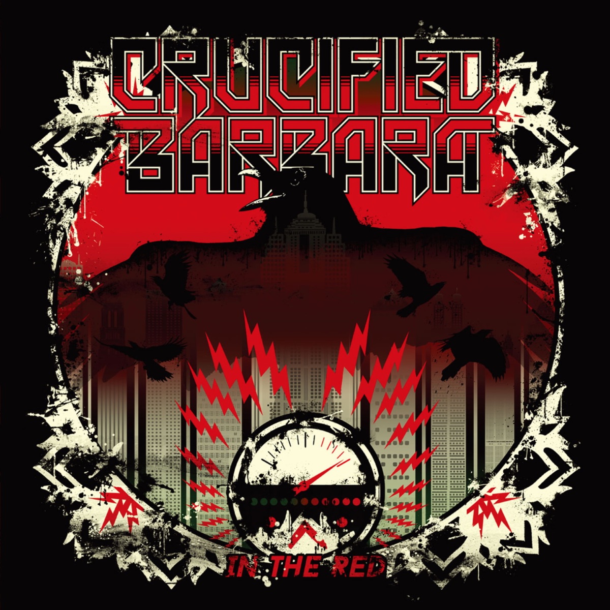 Album cover for In the Red by Crucified Barbara