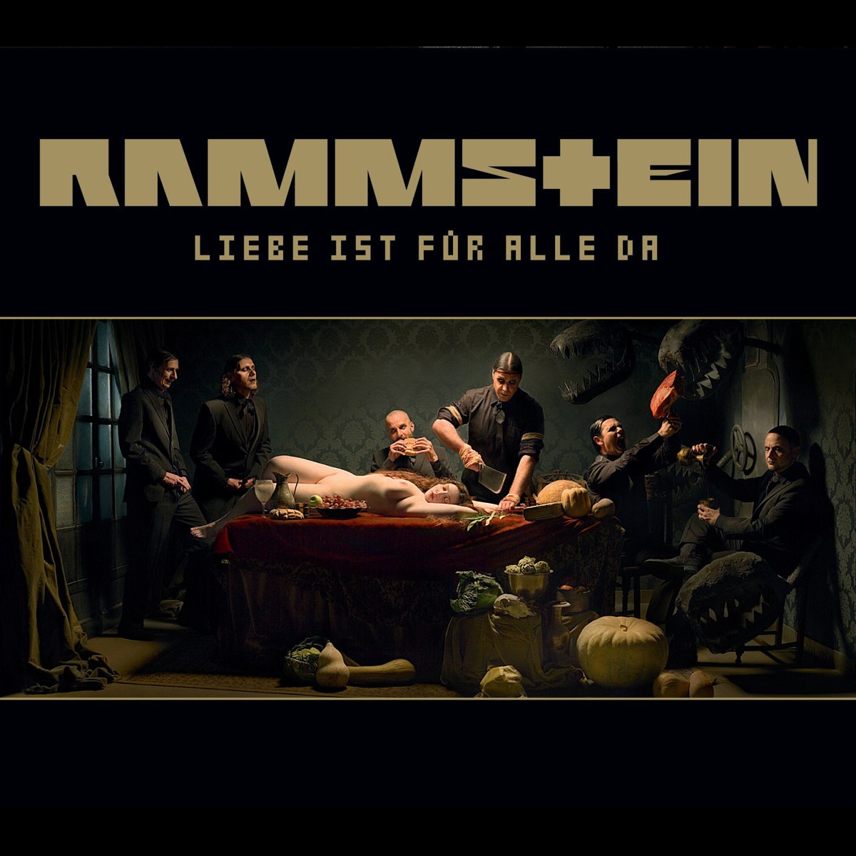 Album cover for Liebe ist für alle da by Rammstein