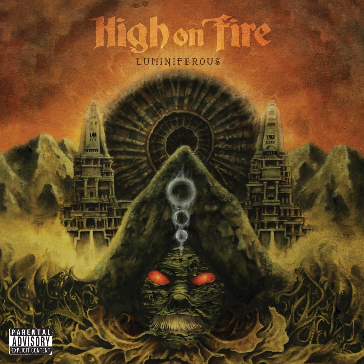 Album cover for Luminiferous by High on Fire