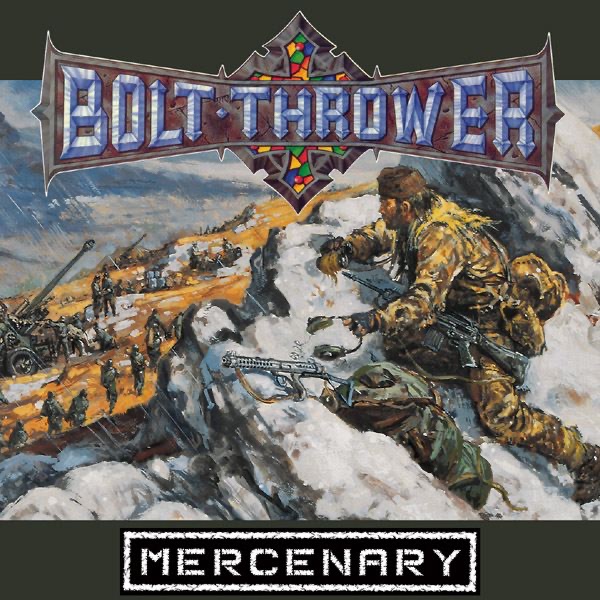Album cover for Mercenary by Bolt Thrower
