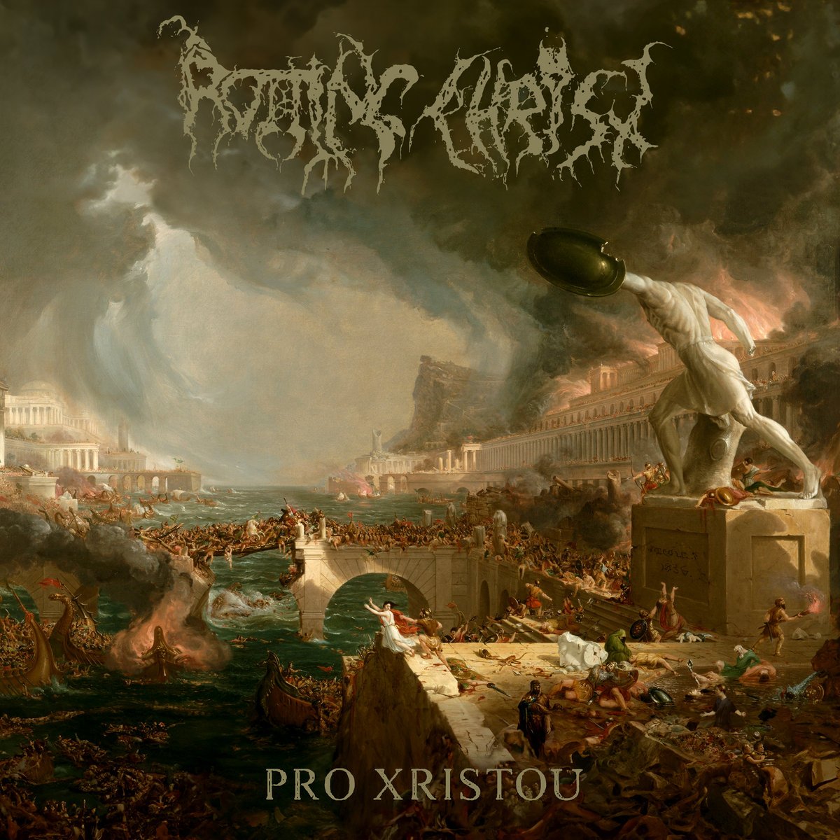 Album cover for Pro Xristou by Rotting Christ