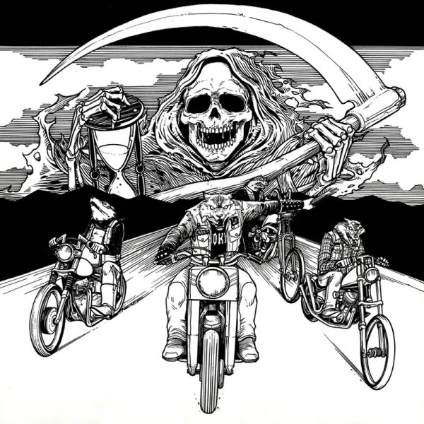 Album cover for Ride with Death by Speedwolf