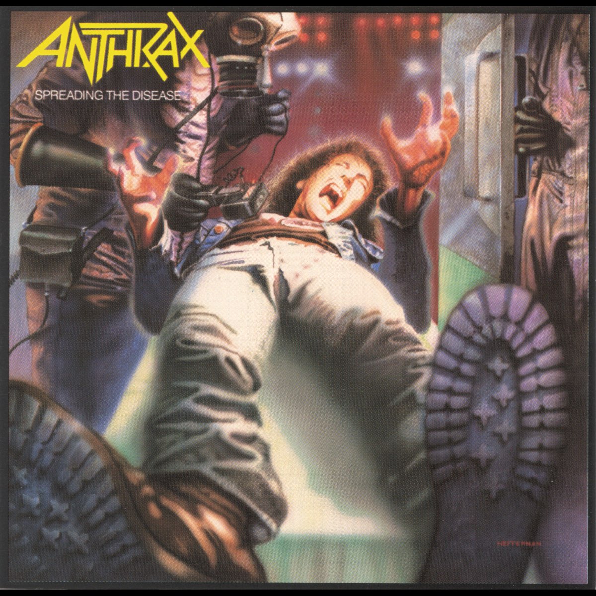 Album cover for Spreading the Disease by Anthrax