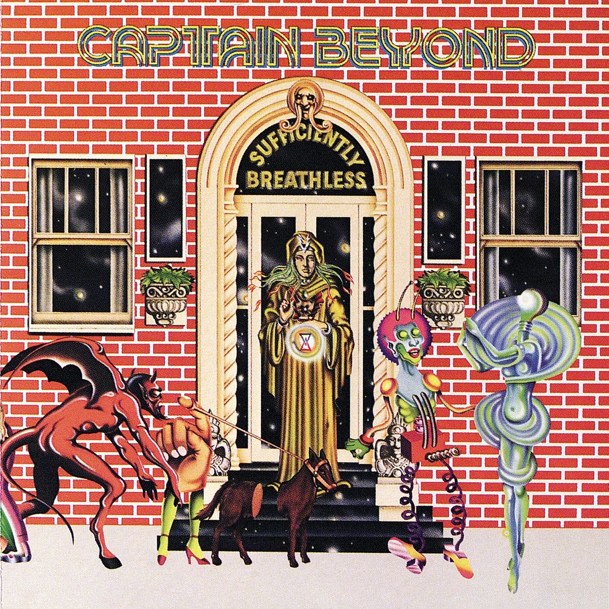 Album cover for Sufficiently Breathless by Captain Beyond