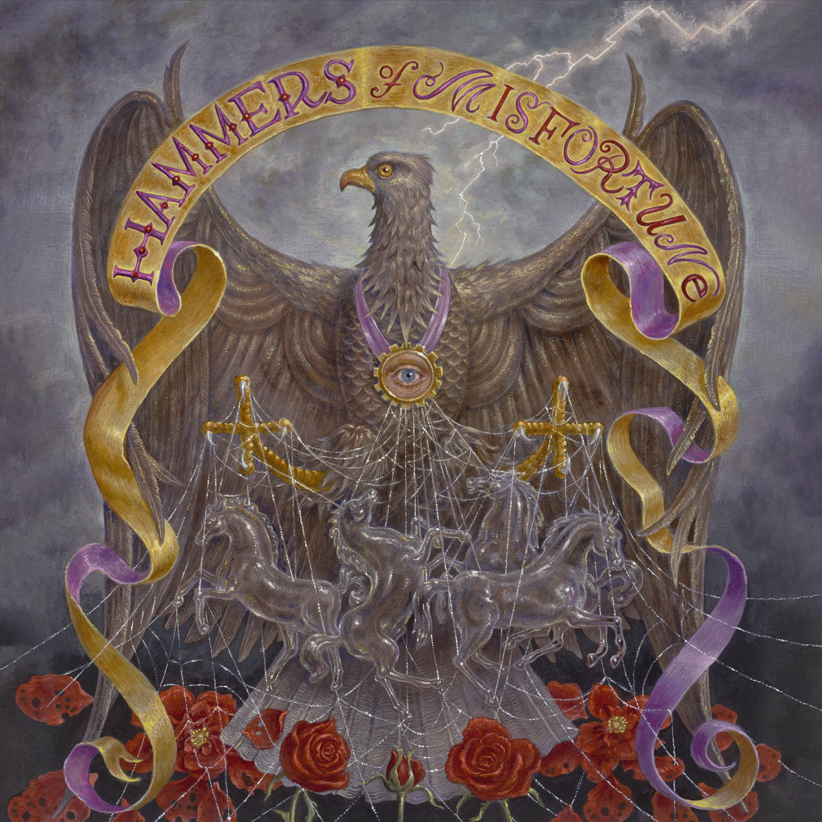 Album cover for The Locust Years by Hammers of Misfortune